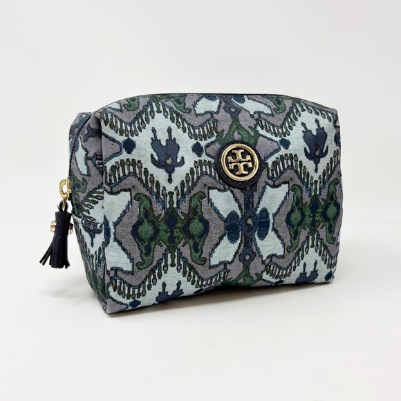 Tory Burch Ikat Cosmetic Bag - Picture 1 of 10